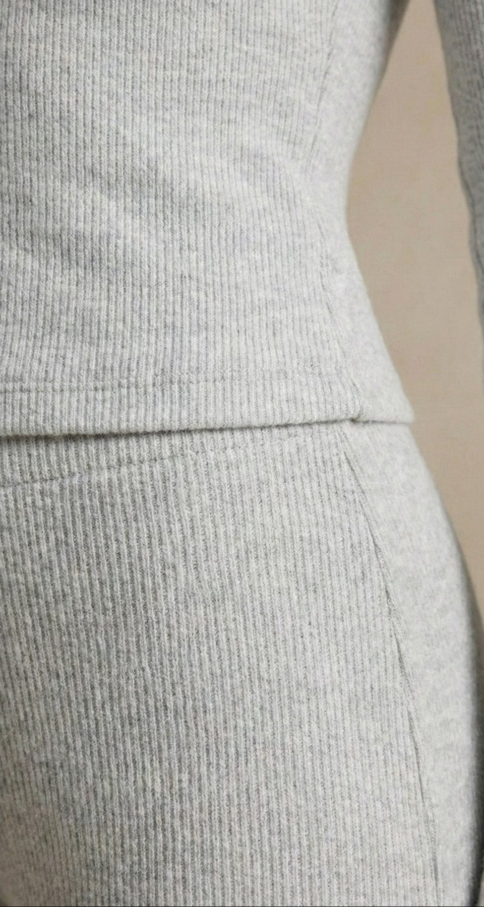 Kadın Düşük omuzlu Uzun Kollu İki Parça Takım | QUEENDA